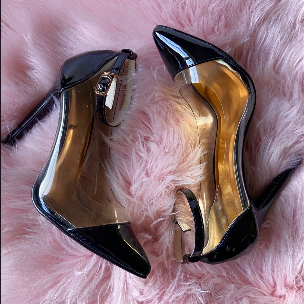 Cinderella black slipper heel